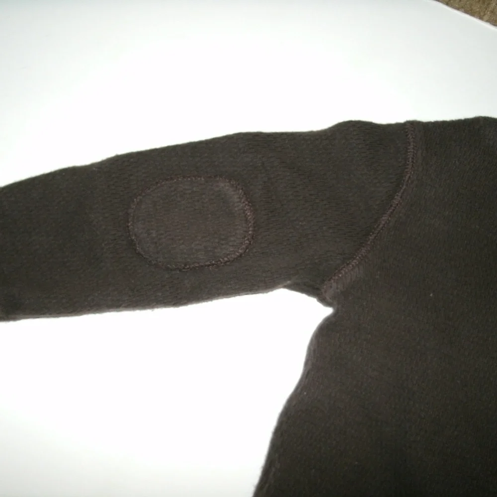 Gap Boys Bodysuit Brown Camp Tent 6-12 Months Elbow Patch Baby One Piece